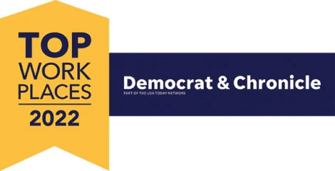 Named Top Workplaces 2022 by Democrat & Chronicle